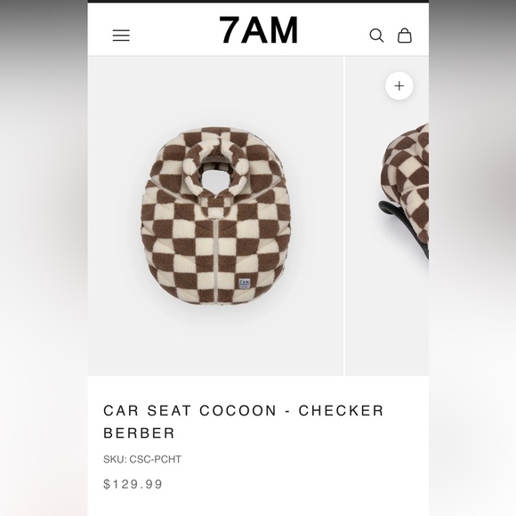 7Am Enfant Other - 7AM Enfant Car Seat Cocoon - Berber